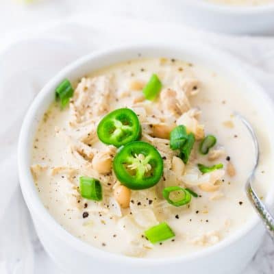 creamy white chicken chili