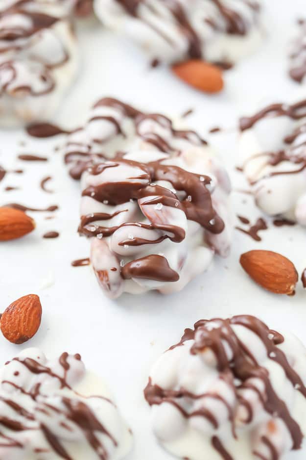 White Chocolate Almond Clusters Gal on a Mission