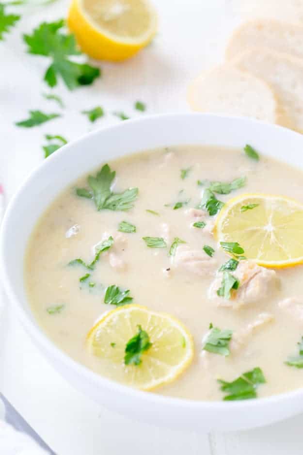 Instant Pot Greek Lemon Chicken Soup Gal on a Mission