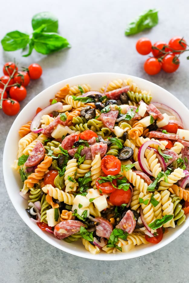 pasta salad with italian dressing