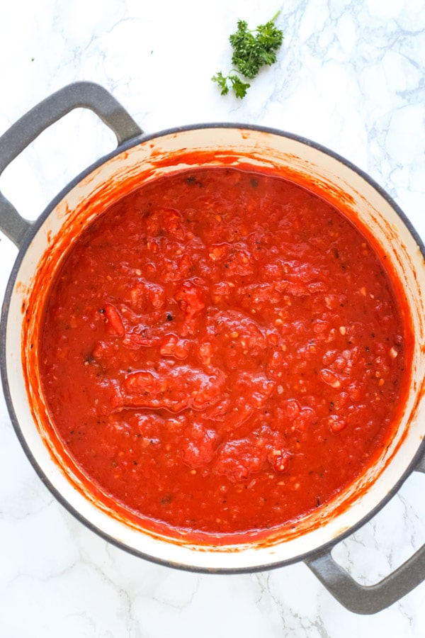 Homemade Spaghetti Sauce - Gal on a Mission