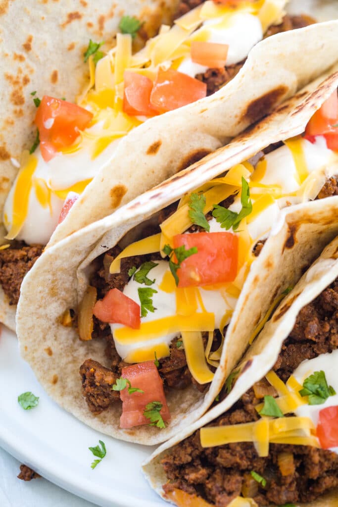 Ground Beef Tacos - Gal on a Mission