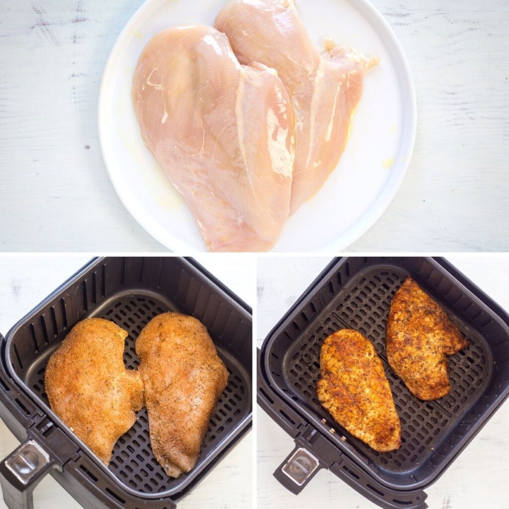 Air Fryer Chicken Breasts (in 10 minutes!) - Downshiftology